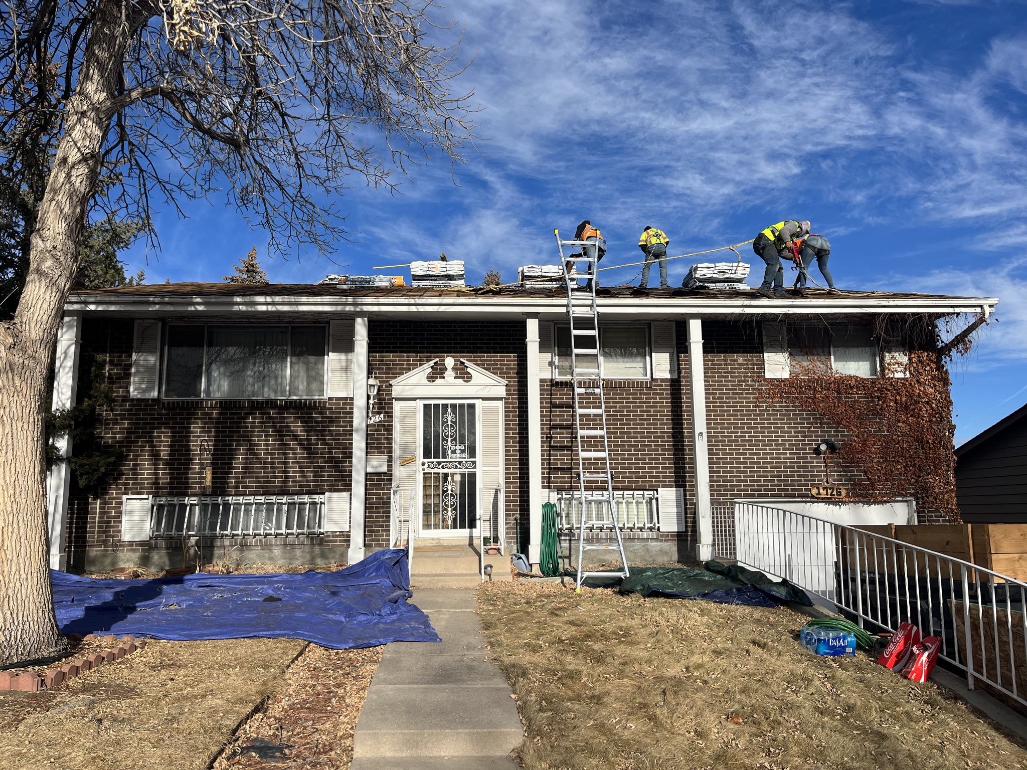 donated veteran roof