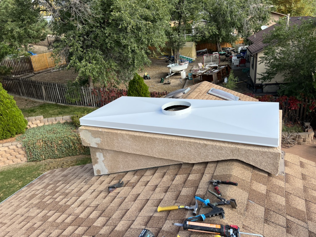 custom metal chimney caps and shrouds Colorado Springs
