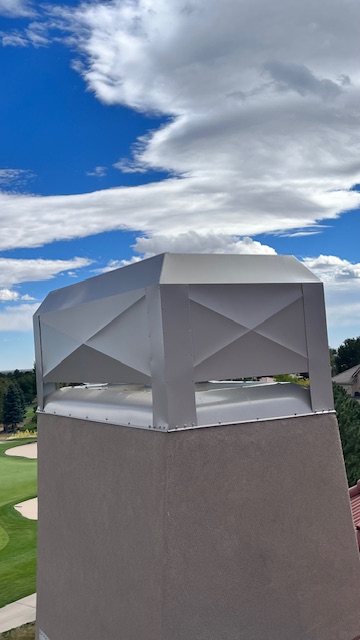 custom metal chimney caps and shrouds Colorado Springs