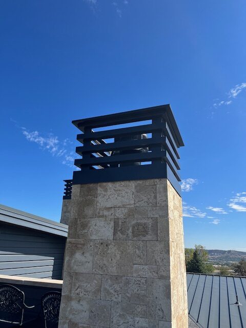 custom metal chimney caps and shrouds Colorado Springs